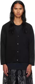 Кардиган NEEDLES Черный с вышивкой