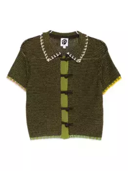 Кардиган Netty YANYAN KNITS, зеленый