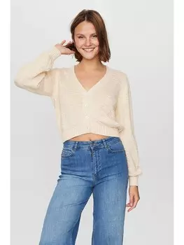 Кардиган NMPH, бежевый