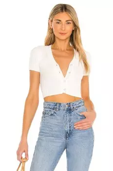 Кардиган noelle top Superdown, белый