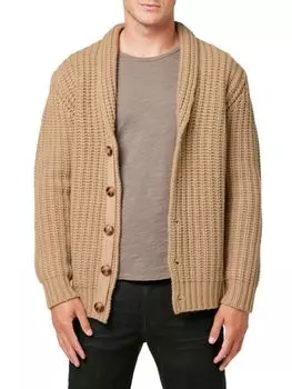 Кардиган объемной вязки из очень тонкой шерсти мериноса Joe'S Jeans, цвет Camel