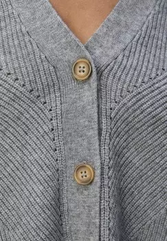 Кардиган OBJDITTE CARDIGAN Object, пестрый серый