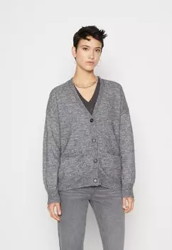 Кардиган Object ОБЖМИННА L/S NOOS, цвет dark grey melange