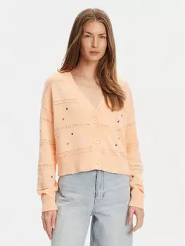 Кардиган обычного кроя 10C1E604W United Colors Of Benetton, оранжевый