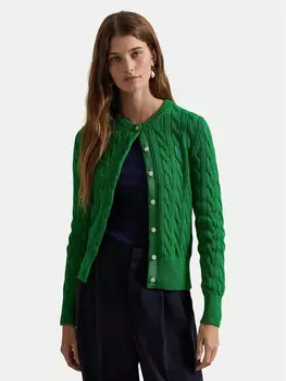 Кардиган обычного кроя 211891643020 Polo Ralph Lauren, зеленый