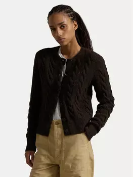 Кардиган обычного кроя 211910443019 Polo Ralph Lauren, коричневый