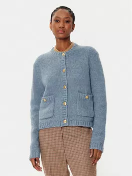 Кардиган обычного кроя WW0WW44473 Tommy Hilfiger, синий