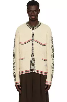 Кардиган Off-White Fantasia с круглым вырезом Andersson Bell