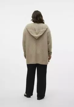 Кардиган OFFENER Vero Moda Curve, коричневый