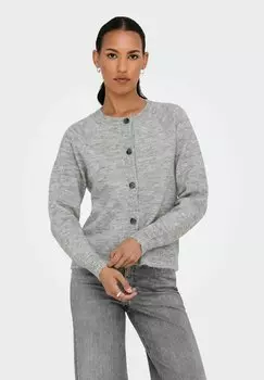 Кардиган ONLALLISON O NECK ONLY, серый