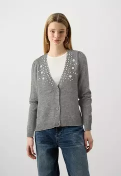Кардиган ONLBRIANNA PEARL V-NECK ONLY, цвет Mottled Grey