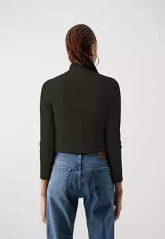 Кардиган ONLNELLA SHORT ZIP CARDIGAN ONLY, темно-зеленый