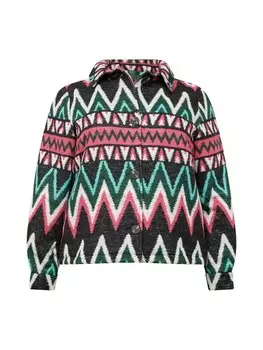 Кардиган ONLY Carmakoma Knit Cardigan Azteken, цвет Mixed colors
