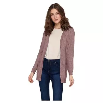 Кардиган Only Lesly Open Knit, розовый