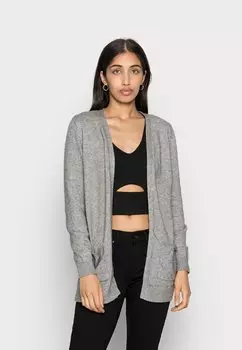 Кардиган ONLY Onllesly L/S Open Noos, серый