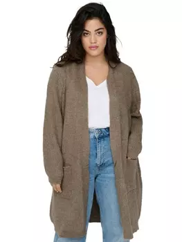 Кардиган ONLY Strickjacke CARJADE, коричневый