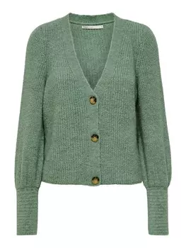 Кардиган ONLY Strickjacke ONLCLARE, зеленый