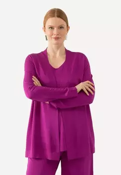 Кардиган OPEN SHAPE Ulla Popken, цвет Berry