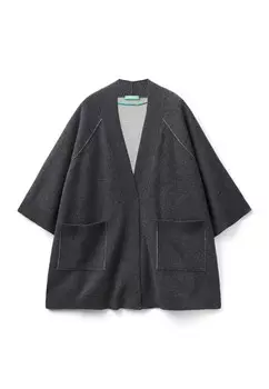 Кардиган OPEN United Colors of Benetton, серый