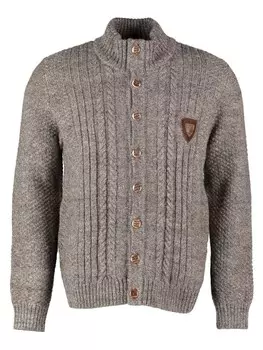 Кардиган OS-Trachten Strickjacke Fenari, темно-коричневый