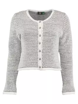 Кардиган OS-Trachten Strickjacke Qoriva, цвет ecrue-anthrazit