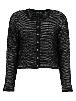 Кардиган OS-Trachten Strickjacke Qoriva, цвет schwarz-anthrazit