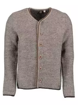 Кардиган OS-Trachten Strickjacke Xaluna, темно-коричневый