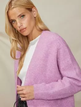 Кардиган от края до края Ro&Zo, фиолетовый