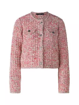 Кардиган Oui Strickjacke, цвет pink rose