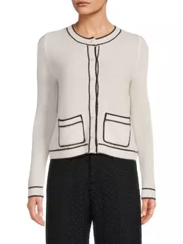 Кардиган Outline из 100% кашемира Saks Fifth Avenue, цвет Color