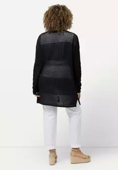 Кардиган OVERSIZED V-AUSSCHNITT Ulla Popken, черный