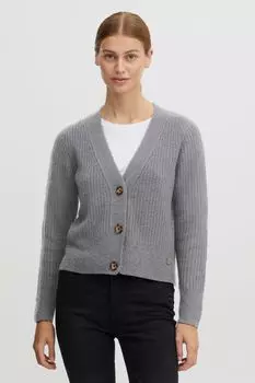 Кардиган Oxmo Strickjacke, серый