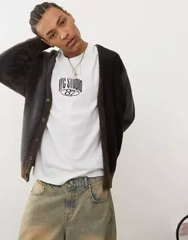 Кардиган Pacsun в полоску, многоцветный