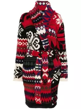 Кардиган-пальто с воротником-шалькой Polo Ralph Lauren, красный