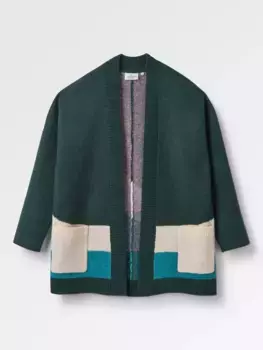 Кардиган Passenger Vista Wool Blend, цвет rain/forest