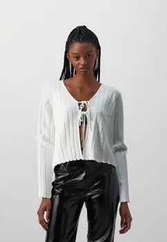 Кардиган PCFELIA TIE CARDIGAN Pieces, цвет cloud dancer