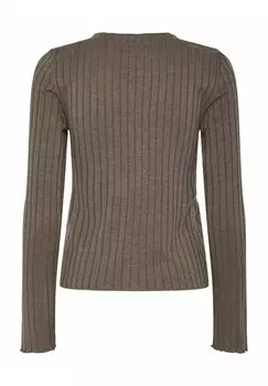 Кардиган PCIRIS Pieces, оливковый