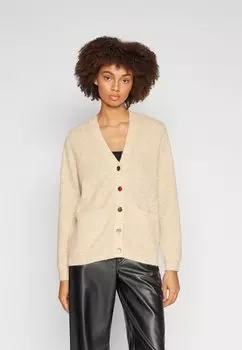 Кардиган PCJESSA CARDIGAN Pieces, береза/люрекс