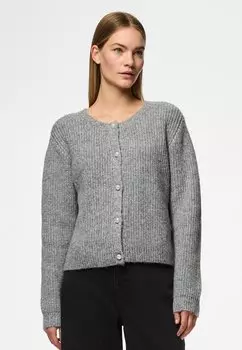Кардиган PCJYDA Pieces, серый