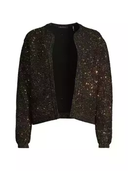 Кардиган Penelope с пайетками Kobi Halperin, цвет black gold