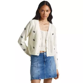 Кардиган Pepe Jeans Emalynn Short, бежевый