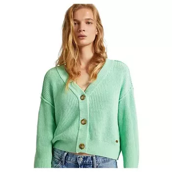 Кардиган Pepe Jeans Geneva, зеленый