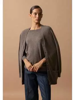 Кардиган Perfect Cashmere, коричневый