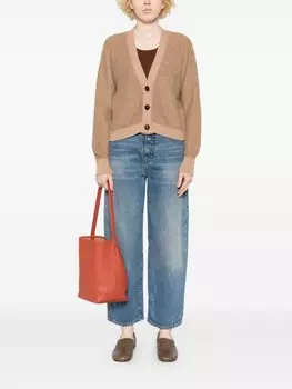 Кардиган Peserico с люрексом, коричневый