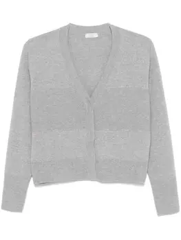 Кардиган Peserico с отделкой бисером, серый
