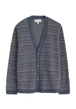 Кардиган PETHERWIN Seasalt Cornwall, темно-синий деним