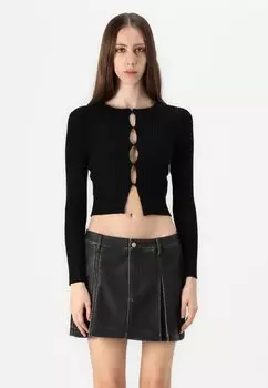 Кардиган PEYTON BUTTON UP BDG Urban Outfitters, черный