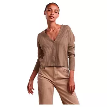 Кардиган Pieces Crista, коричневый