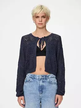Кардиган Pieces Lina, темно-синий