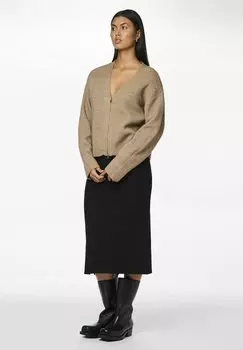 Кардиган Pieces, серый